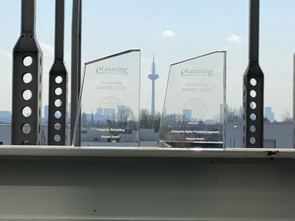 E Learning Journal Award 2020 je für Agiles Projektmanagement und Storytelling Maxpert GmbH