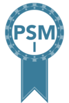 Professional Scrum Master 1 Siegel PSM1-Zertifizierung-Logo