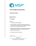 Sample Paper 2 | MSP Foundation (English)